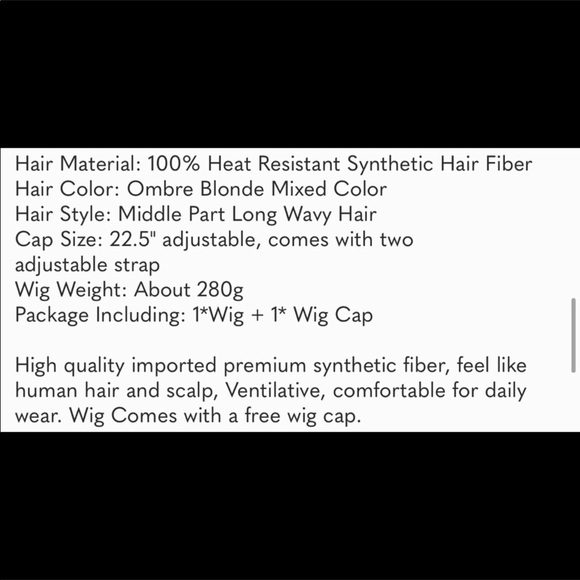 🆕️ Natural Looking Silk Fully Heat Resistant  Wig - Picture 5 of 6